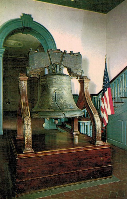 The Liberty Bell Independence Hall Philadelphia PA (Quaker City) Postmarked 1964