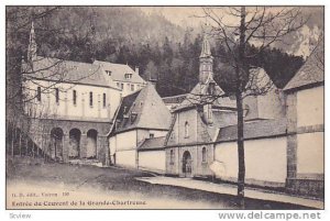 Entree du Couvent de la Grande-Chartreuse, Grenoble, Isere, France, 00-10s