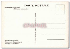 Post Modern Postcard THE Videposte Telematez your accounts (Patrick Martin Gr...