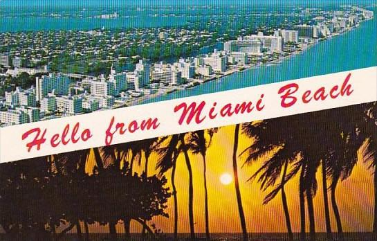 Postcard - Hello from Miami Beach, Florida