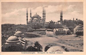 Mosquee de Sultan Ahmed Constantinople Turkey Unused 