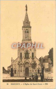 Old Postcard Issoudun The Church of the Sacred Heart