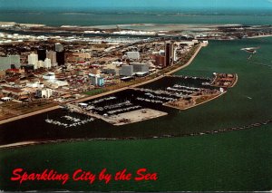 Texas Corpus Christi Aerial Skyline View