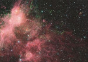 W3 W5 Giant Pink Star Molecular Clouds Perseus Galaxy Astronomy Postcard