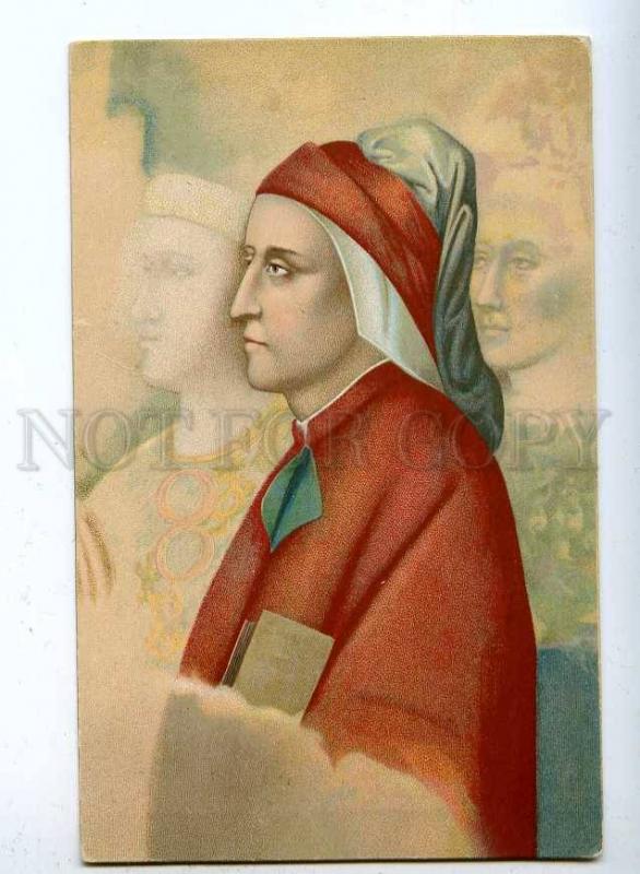 187306 Ritratto di DANTE Italian poet by GIOTTO Vintage PC