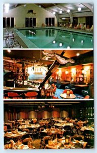 JOLIET, IL Illinois~ Roadside HOLIDAY INN~ Plank Road Restaurant c1960s Postcard