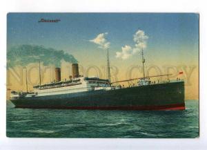 232874 HAMBURG AMERIKA Ship liner Cincinnati Vintage postcard