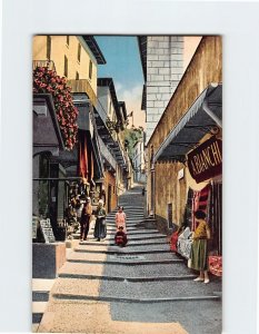 Postcard Via Serbelloni Bellagio Italy