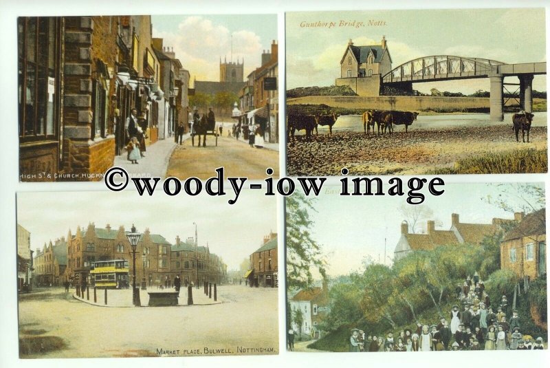 su2122 - 8 Reproduction Postcards by Nottinghamshire Council 