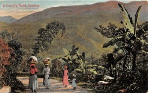 Lot325 a country road jamaica types folklore women with baskets on the head