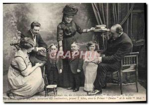 Postcard Old Dwarf Foklore Lilliputians TOP Deniso