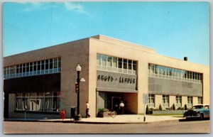 Vtg Sioux Falls South Dakota SD Argus Leader Newspaper Building 1950s Postcard