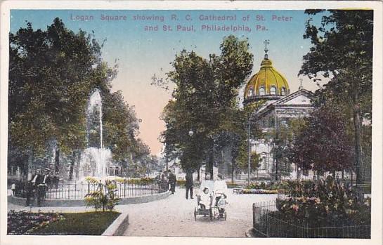 Logan Square Showing Roman Catholic Cathedral Of St Peter and St Paul Philade...