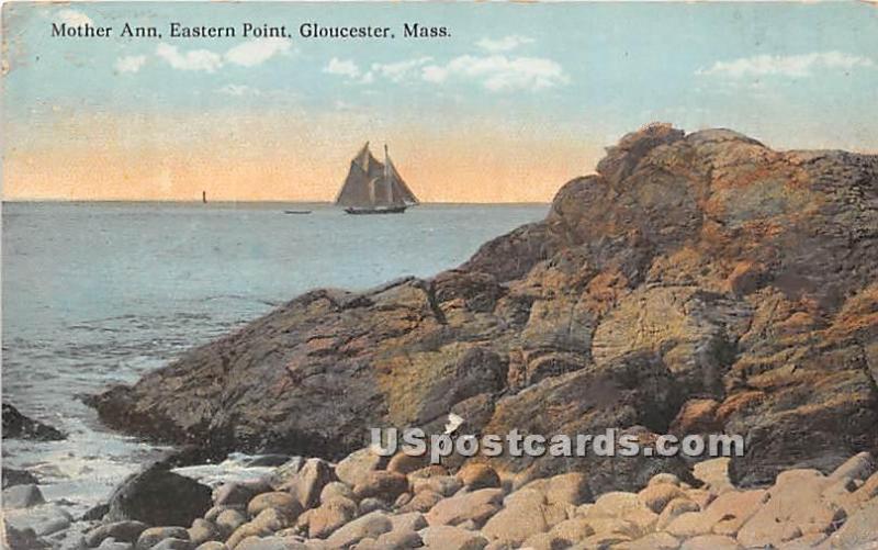 Mother Ann Gloucester MA Postal Used Unknown, Missing Stamp