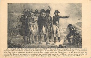 Historical figure French military leader Napoleon Bonaparte - Siege of Toulon