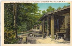 Rustic Cabins Fair Haven Beach State Park NY