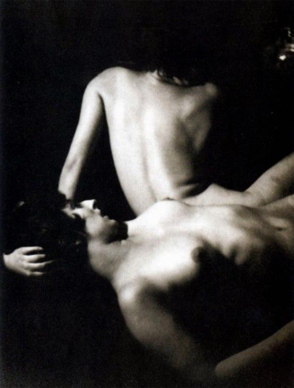 Lesbians, A Lover's Gaze, Risque, Erotic, Nude, REPRO Postcard Z938574