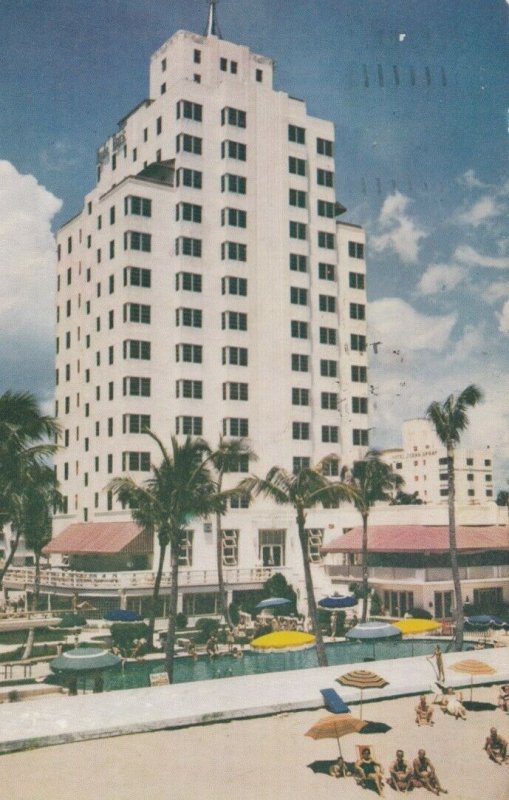 MIAMI BEACH , Florida , PU-1949; Hyde Park, Beach and Swimming Pool