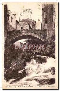 Royat les Bains - Cascade Tiretaine - Old Postcard