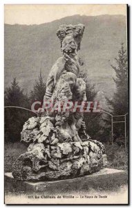 Old Postcard The castle of Vizille The Darts fancy fauna