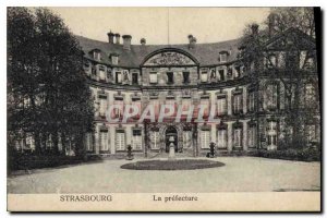 Old Postcard Prefecture Strasbourg