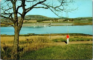 Spruce Run Reservoir Clinton Hunterdon County NJ New Jersey Postcard VTG UNP 