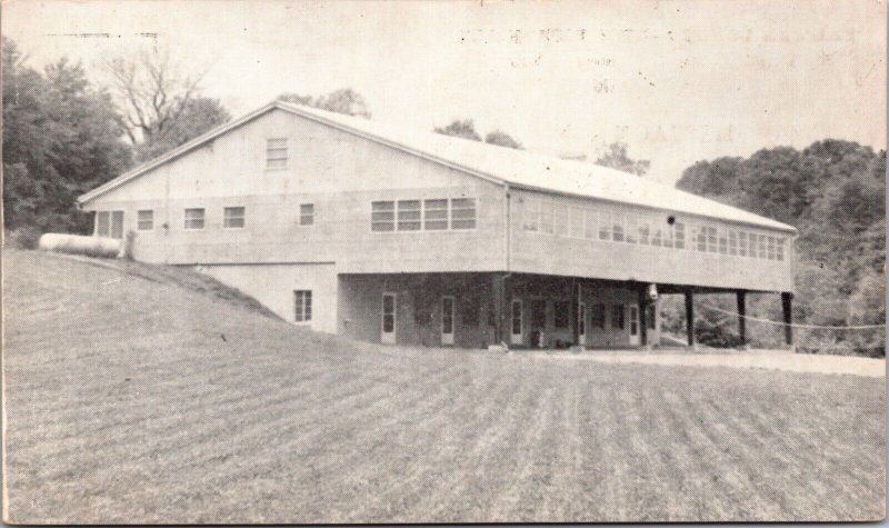 Postcard Skipper Lodge Templed Hills Church Camp in Bellville, Ohio