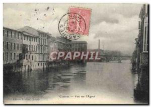 Postcard View Of The Old Castres & # 39Agout