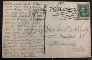 1922 Albuquerque NM USA Picture Postcard Native American Indian cover Encampment 