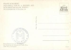 Art Franz Schubert composer portrait - W. A. Rieder