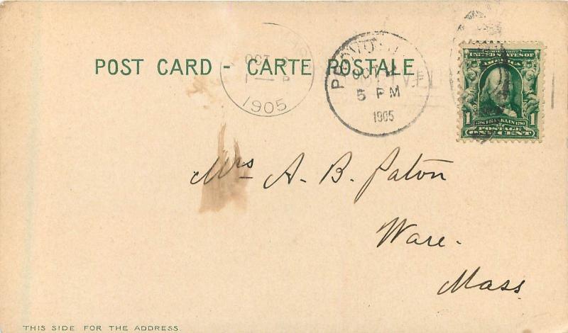 c1905 Postcard Greeting from Salt Lake City UT City/Country Bldg & Salt Palace