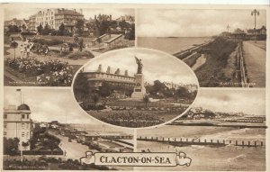 Essex Postcard - Views of Clacton-on-Sea    ZZ1298