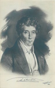 French composer Luigi Cherubini Breitkopf & Hartel postcard