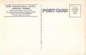 Monteagle Tennessee view of Monteagle Hotel linen antique pc Z21396