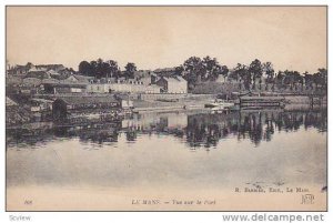 Vue Sur Le Port, Le Mans (Sarthe), France, 1900-1910s