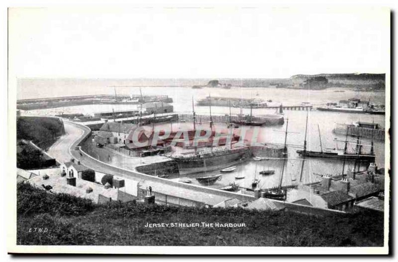 Old Postcard Jersey Corbiere Lighthouse