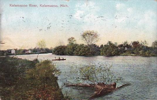 Kalamazoo River Kalamazoo Michigan 1908