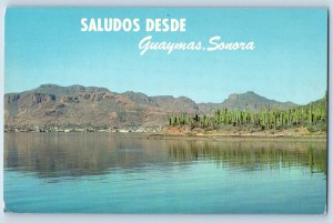 Mexico Postcard Greetings from Guaymas Sonora c1950's Vintage Unposted