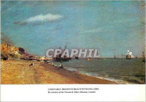 Modern Postcard Victoria and Albert Museum London Oil on Paper Brighton Beach...