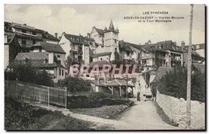 Old Postcard The Pyrenees Argeles Gazost Old House and the Tower Mendagne