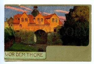 499224 Ernst LIEBERMANN Vor dem thore City Gate Kohler Vintage postcard