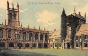 OXFORD, England UK     THE CLOISTERS~MAGDALEN COLLEGE    ca1910's Postcard