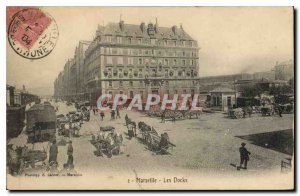 Old Postcard Marseille Les Docks