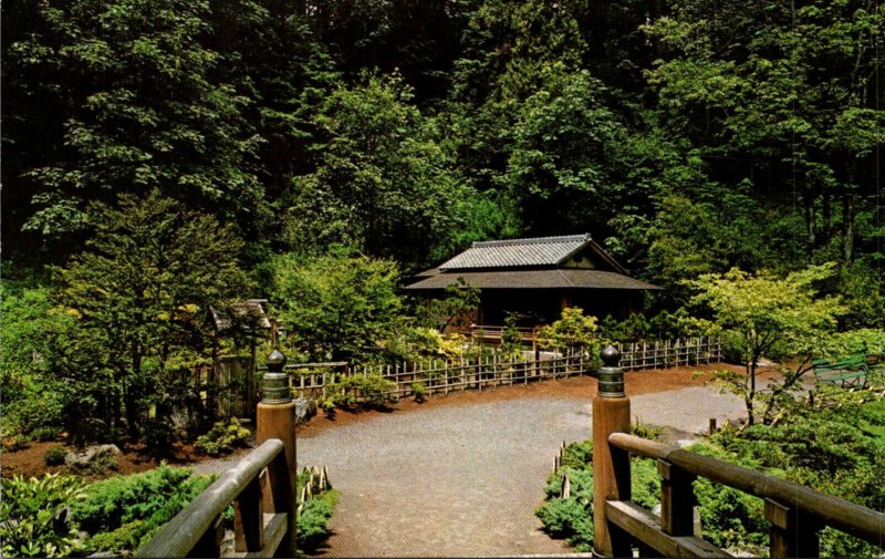 Oregon Portland Japanese Garden Chashitsu Ceremonial Tea House