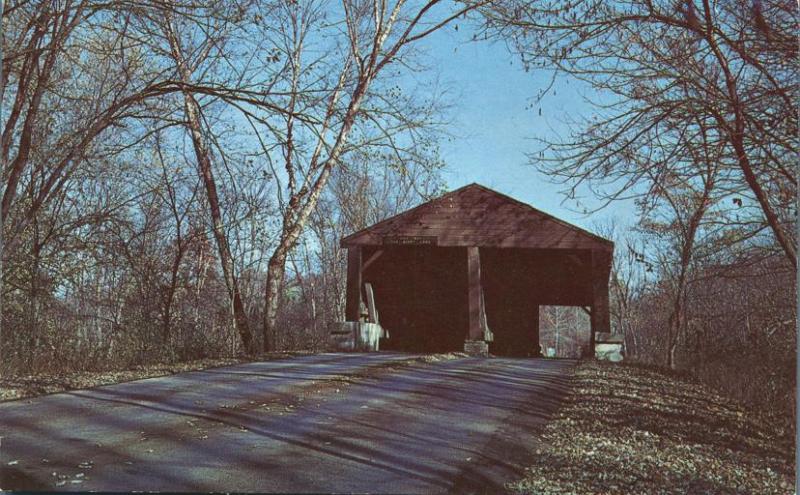 Brown County State Park IN, Indiana - North Entrance Covered Bridge