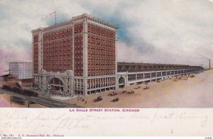 CHICAGO, Illinois, PU-1910; La Salle Street Station