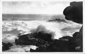 BR47727 Saint Pierre Quiberon effet de vague ala pointe de manemeu        France