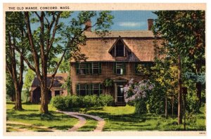 The Old Manse Built in !765 Concord Massachusetts Postcard