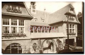 Old Postcard Exposition des Arts Decoratifs La Maison d & # 39Alsace