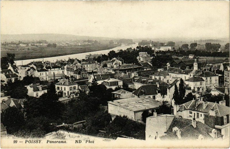 CPA POISSY - Panorama (102931)